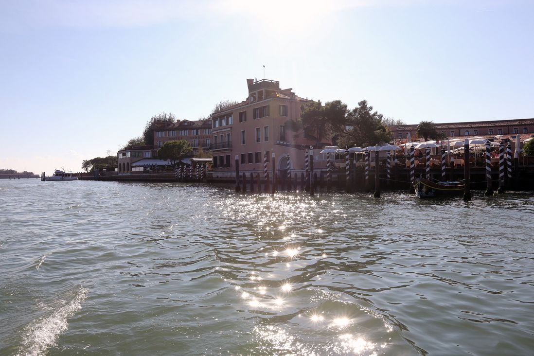 On the canal, looking at the Belmond Hotel Cipriani (Getty Images)